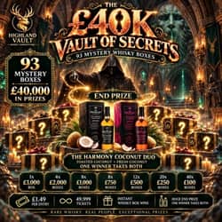 Win THE £40K VAULT OF SECRETS – 93 MYSTERY BOXES from Highland Vault - £1.49 entry