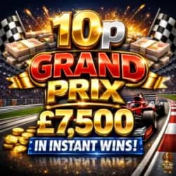 Win 10p GRAND PRIX from Pryze - 10p entry