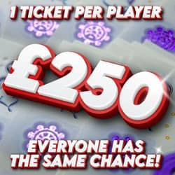 Win THE £250 INSTANT CASH ONE TICKET WONDER! from Jammy - 99p entry