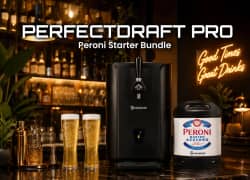 Win PerfectDraft Pro Black Peroni Starter Bundle from Elite Competitions worth £299 - 10p entry