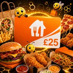 Win £25 Just Eat Takeaway Treat from WinHive - 20p entry