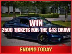 Win Mini Draw 2, WIN 2,500 MERC C43 DRAW TICKETS [Draw May 27th] from Nitrous Competitions - 19p entry