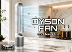 Win Dyson Cool Tower Fan from Elite Competitions worth £299 - 9p entry