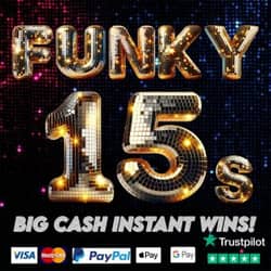 Win FUNKY 15’s from Jammy - 15p entry