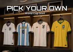 Win Pick Your Own World Cup Football Shirt from Elite Competitions worth £100 - 10p entry