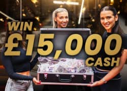 Win £15,000 Tax-Free Cash from Elite Competitions worth £15,000 - 15p entry