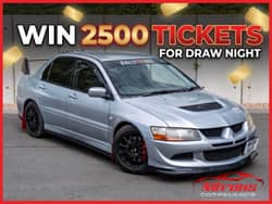 Win Mini Draw 2, WIN 2500 MITSUBISHI EVO 8 DRAW TICKETS [Draw May 23rd] from Nitrous Competitions - 19p entry