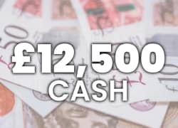 Win £12,500 Tax-Free Cash from Elite Competitions worth £12,500 - 15p entry