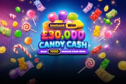 Win £30,000 Candy Cash Instant Win 🍭 from Raffolux - £2.99 entry