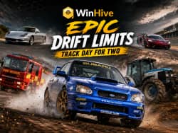 Win WIN an Epic Drift Limits Track Day – Choose 2 Driving Experiences! from WinHive - £1.00 entry