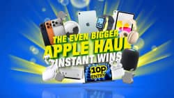 Win Apple Haul Instant Wins from Rafflee - 10p entry