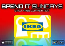 Win £500 Ikea Voucher | Spend It Sundays | FREE To Enter Daily Competition from Elite Competitions worth £500 - UK prize competition