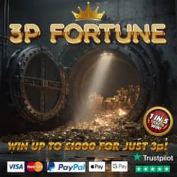 Win 💰3p FORTUNE! 💰 from Jammy - 3p entry