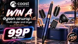 Win Dyson Airwrap i.d. Multi-Styler & Dryer from Coast Competitions - 99p entry