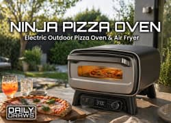 Win Ninja Artisan Electric Outdoor Pizza Oven & Air Fryer from Elite Competitions worth £299 - 9p entry
