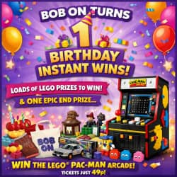 Win Win LEGO® Icons PAC-MAN Arcade (#10323) from Bob On Comps - 49p entry