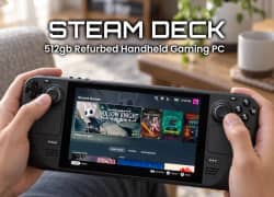 Win Steam Deck 512gb Refurbed Handheld Gaming PC from Elite Competitions worth £429 - 23p entry
