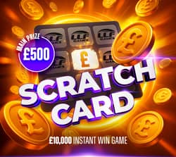 Win £10,000 Scratch Card Instant Win (Scratch To Win) from LLF Games - £1.00 entry