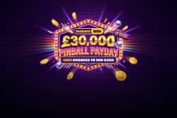 Win £30,000 Pinball Cash Instant Win from Raffolux - £2.99 entry