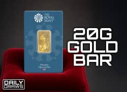 Win 20g Gold Bullion Bar from Elite Competitions worth £2,049 - 99p entry