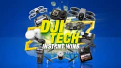 Win DJI Tech Instant Win from Rafflee - 10p entry