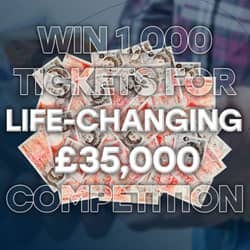 Win Win 1,000 Tickets For Our £35,000 Comp! #2 from Prize Paradise - 99p entry