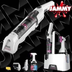 Win SHARK STAINFORCE SPOT CLEANER or £170 CASH! from Jammy - 99p entry