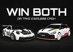 Win 2024 Porsche 911 GT3 RS & 2025 Audi RS6 GT & £10,000 Cash from Elite Competitions worth £406,000 - 10p entry