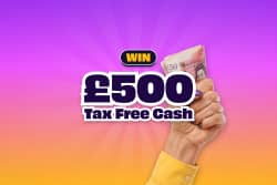 Win Win £500 Cash from Raffolux - 10p entry
