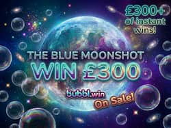 Win WIN £300.00 with The Blue Moonshot from Bubbl.win worth £300 - 69p entry