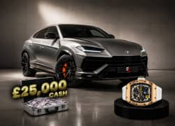 Win 1,000 x Lamborghini Urus Bundle Tickets from Elite Competitions worth £1,000 - 26p entry