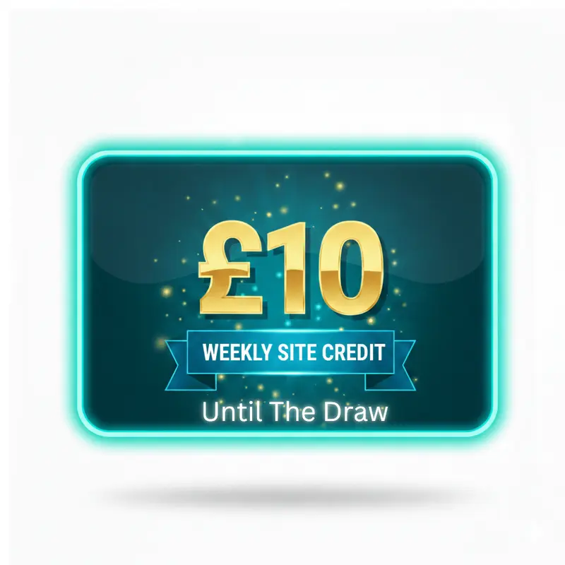 £10 Weekly Site Credit (Until The Draw)