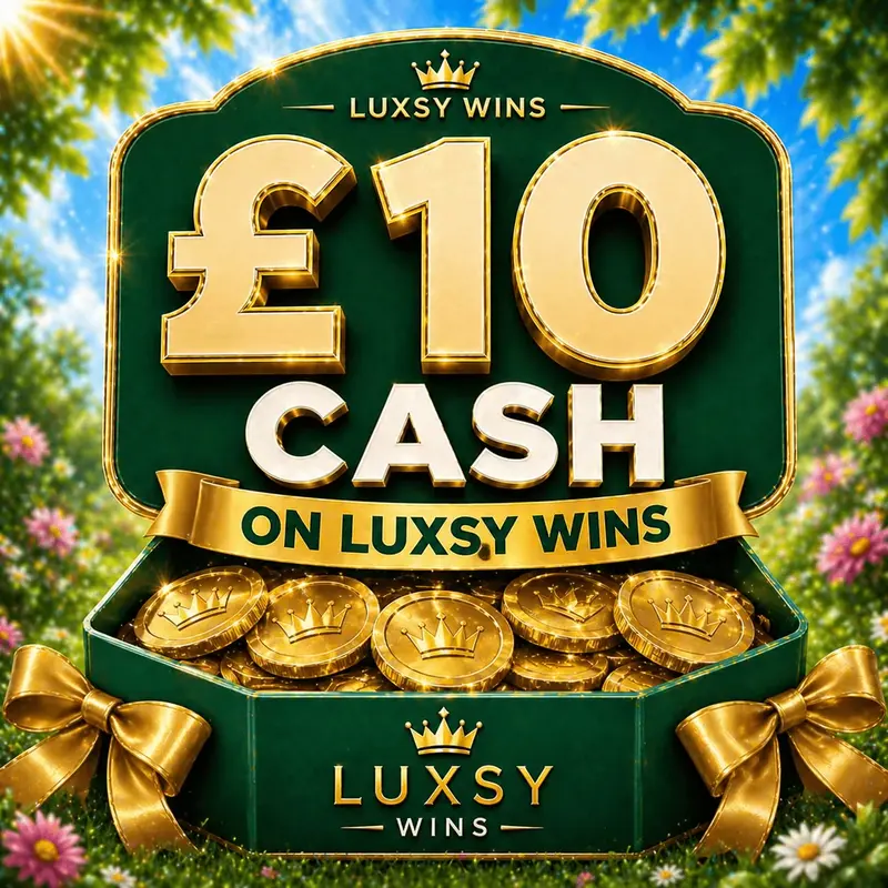 £10 CASH ON LUXSY