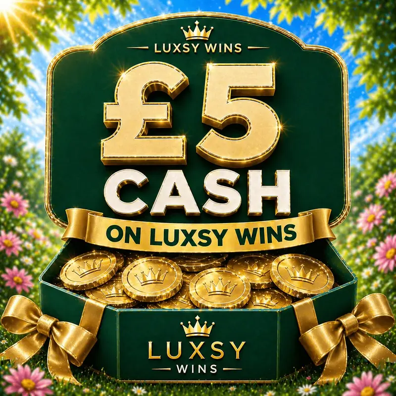 £5 CASH ON LUXSY