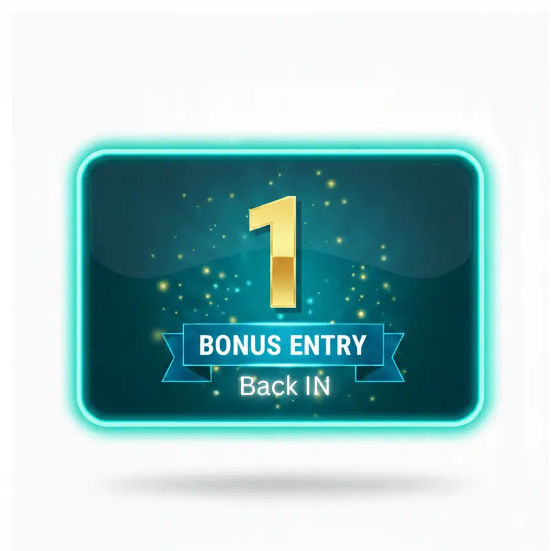 2 Bonus Entries Into our One4all Game