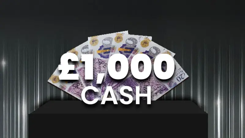 £1,000 Cash