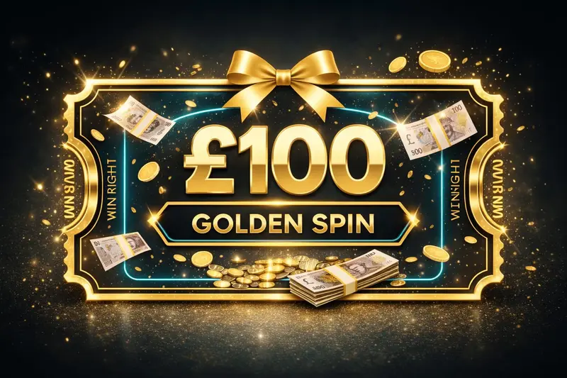 £100 CASH GOLDEN SPIN