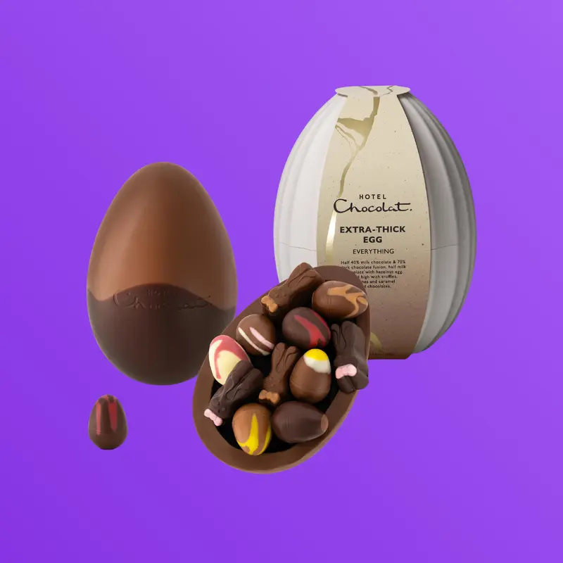 Hotel Chocolat Everything Extra-Thick Easter Egg