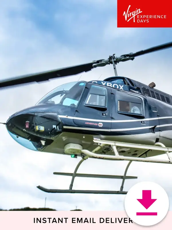 12 Mile Themed Helicopter Flight for Two OR £150 CASH