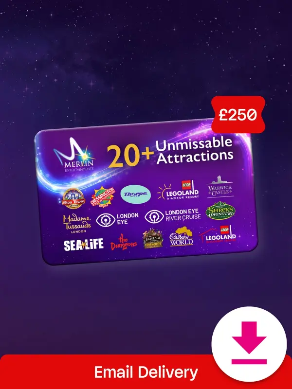 £250 Virgin Experience / Merlin Attractions Gift Card or £200 CASH