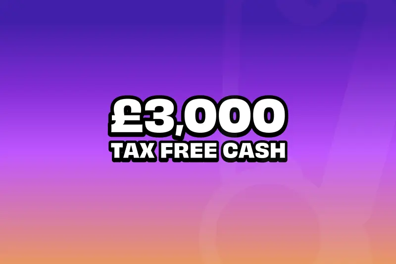 £3,000 Cash